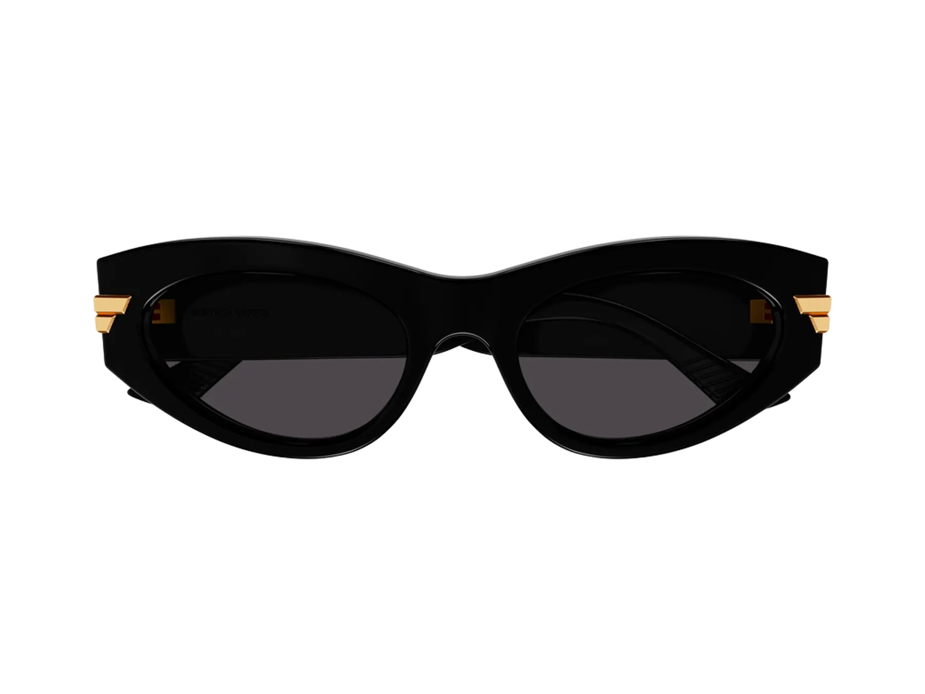 Bottega Veneta BV1189S sunčane naočare, boja Shiny Black, pogled spreda