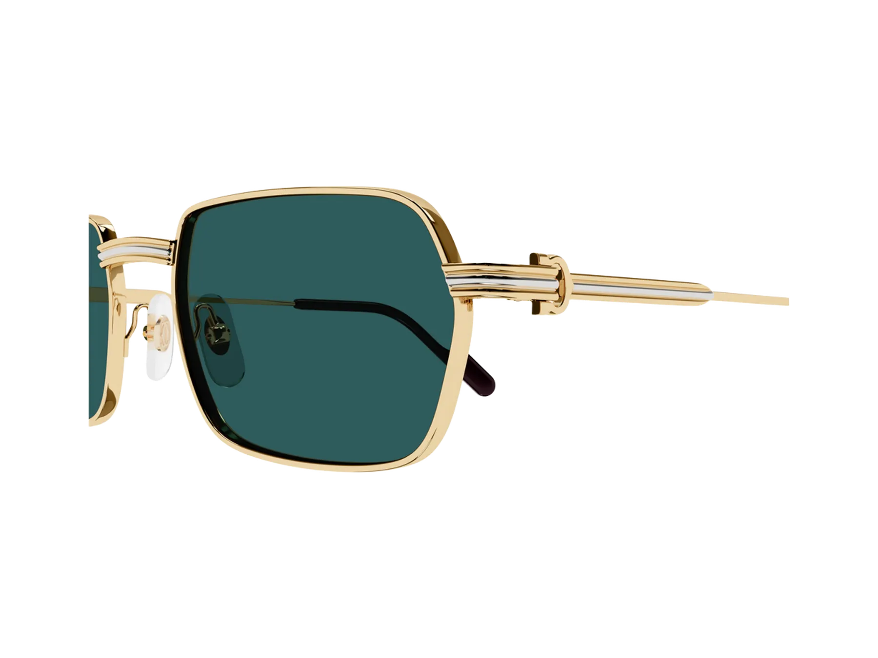 Cartier Première de Cartier CT0463S sunčane naočare, boja Gold, detalj mosta i šarke