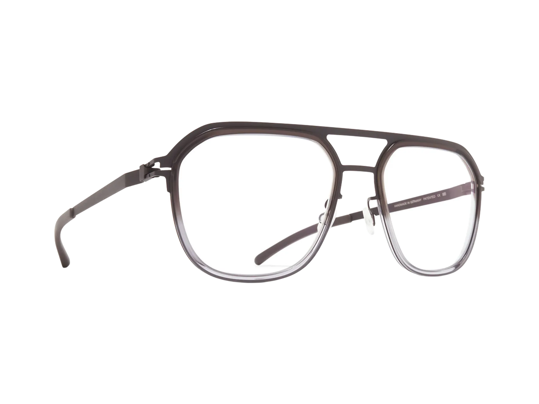 Mykita Colton dioptrijske naočare, boja Storm Grey/Grey Gradient, pogled iz ugla