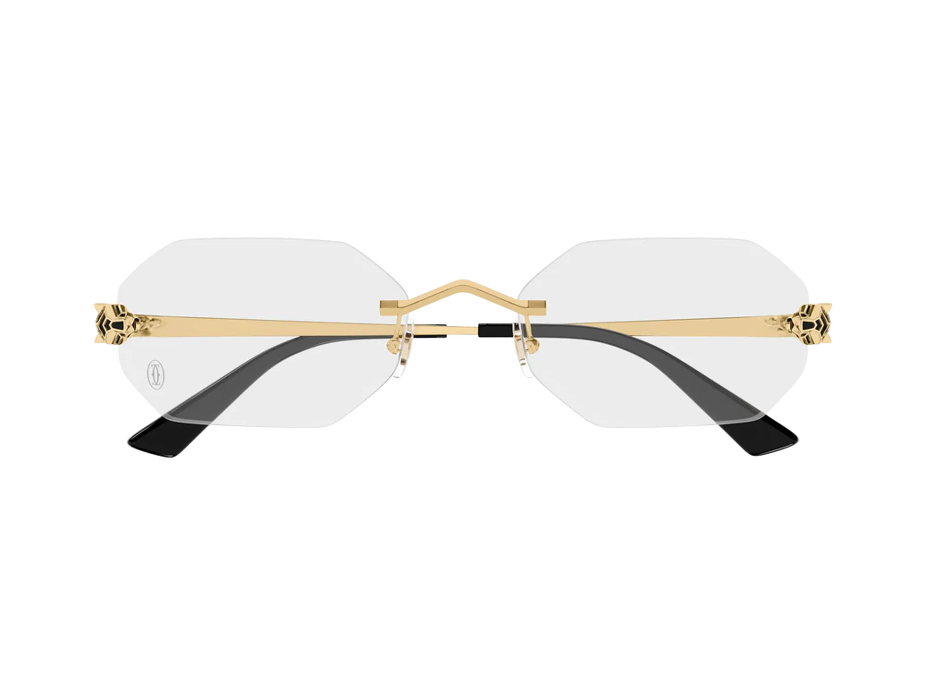 Cartier Panthère de Cartier CT0599O dioptrijske naočare, boja Gold, pogled spreda