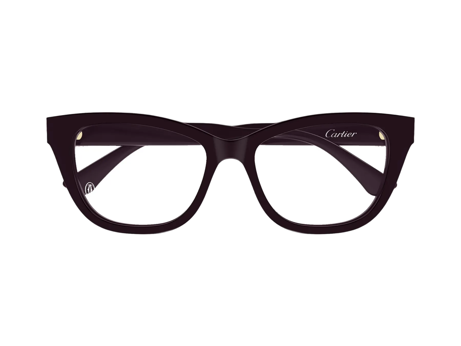 Cartier C Décor CT0669O dioptrijske naočare, boja Burgundy, pogled spreda