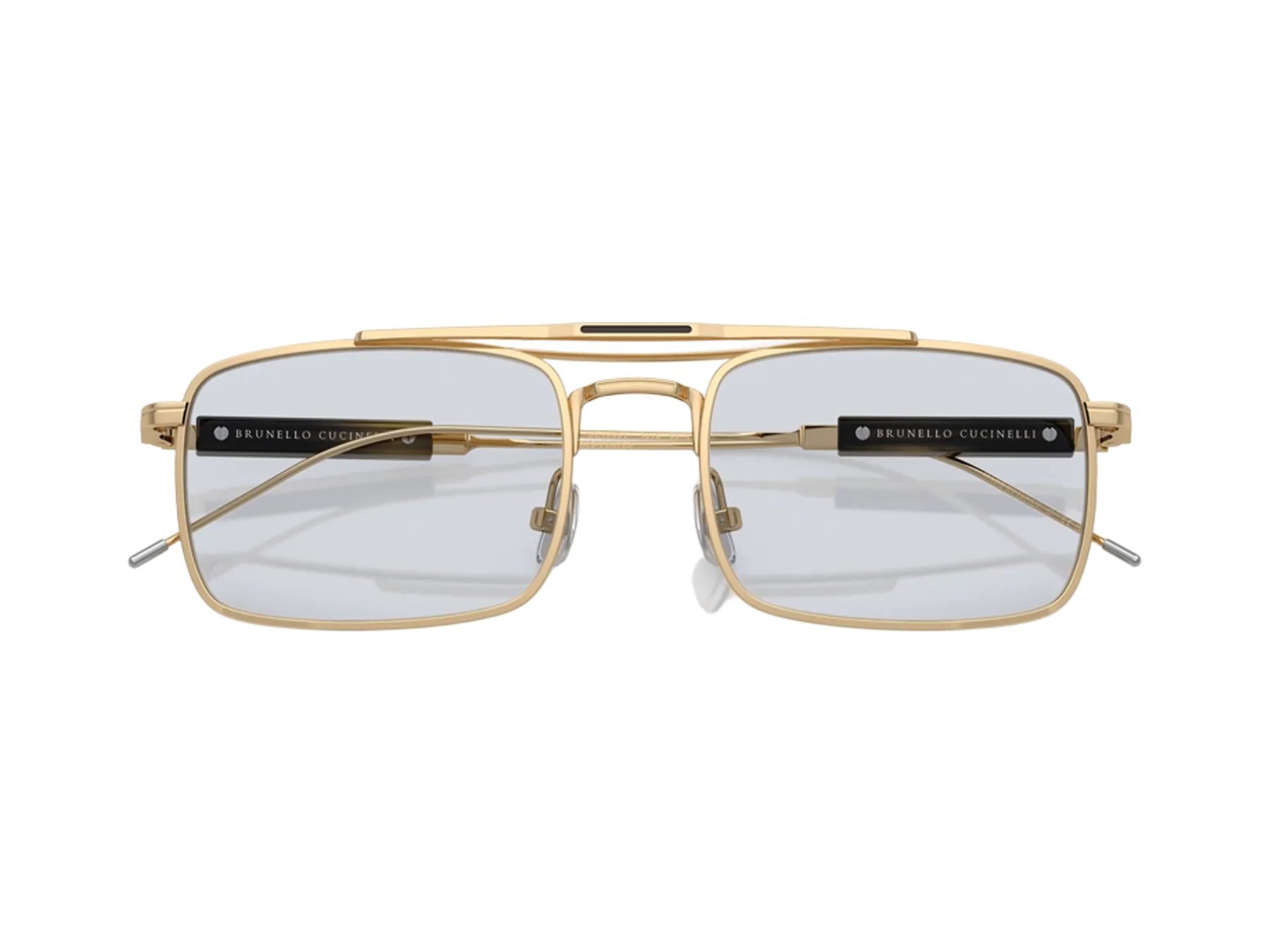 Brunello Cucinelli BC1006T dioptrijske naočare, boja Shiny Gold 18K, sklopljene