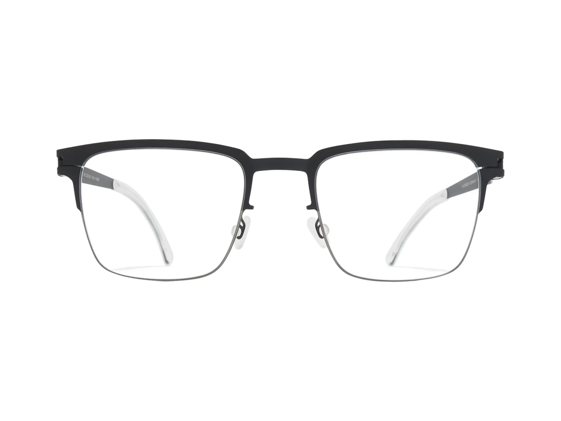 Mykita Cormac dioptrijske naočare, boja Shiny Graphite/Nearly Black, pogled spreda