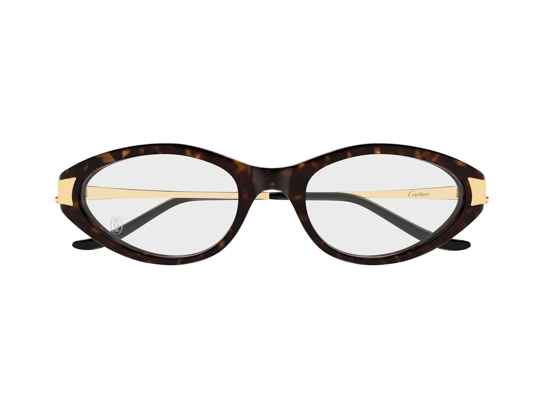 Cartier Panthère de Cartier CT0633O dioptrijske naočare, boja Havana/Gold, pogled spreda