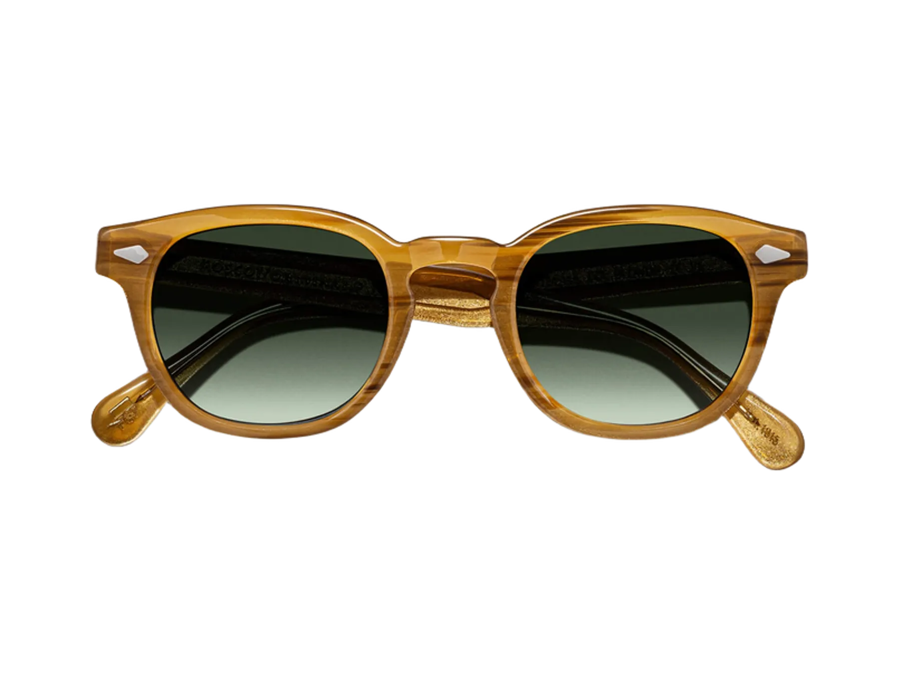 Moscot Lemtosh Sun sunčane naočare, boja Blonde, staklo G-15 Fade, pogled spreda