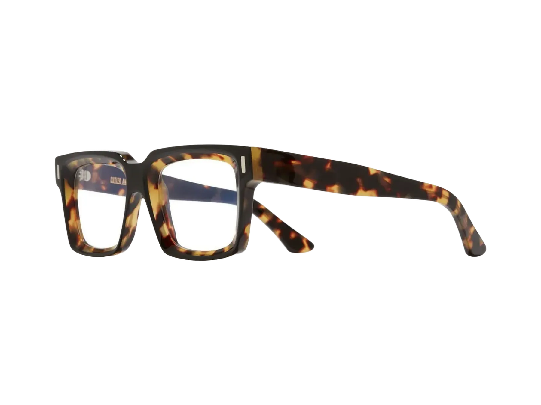 Cutler and Gross 1386 Optical optical glasses, colour Black on Camo, angle view