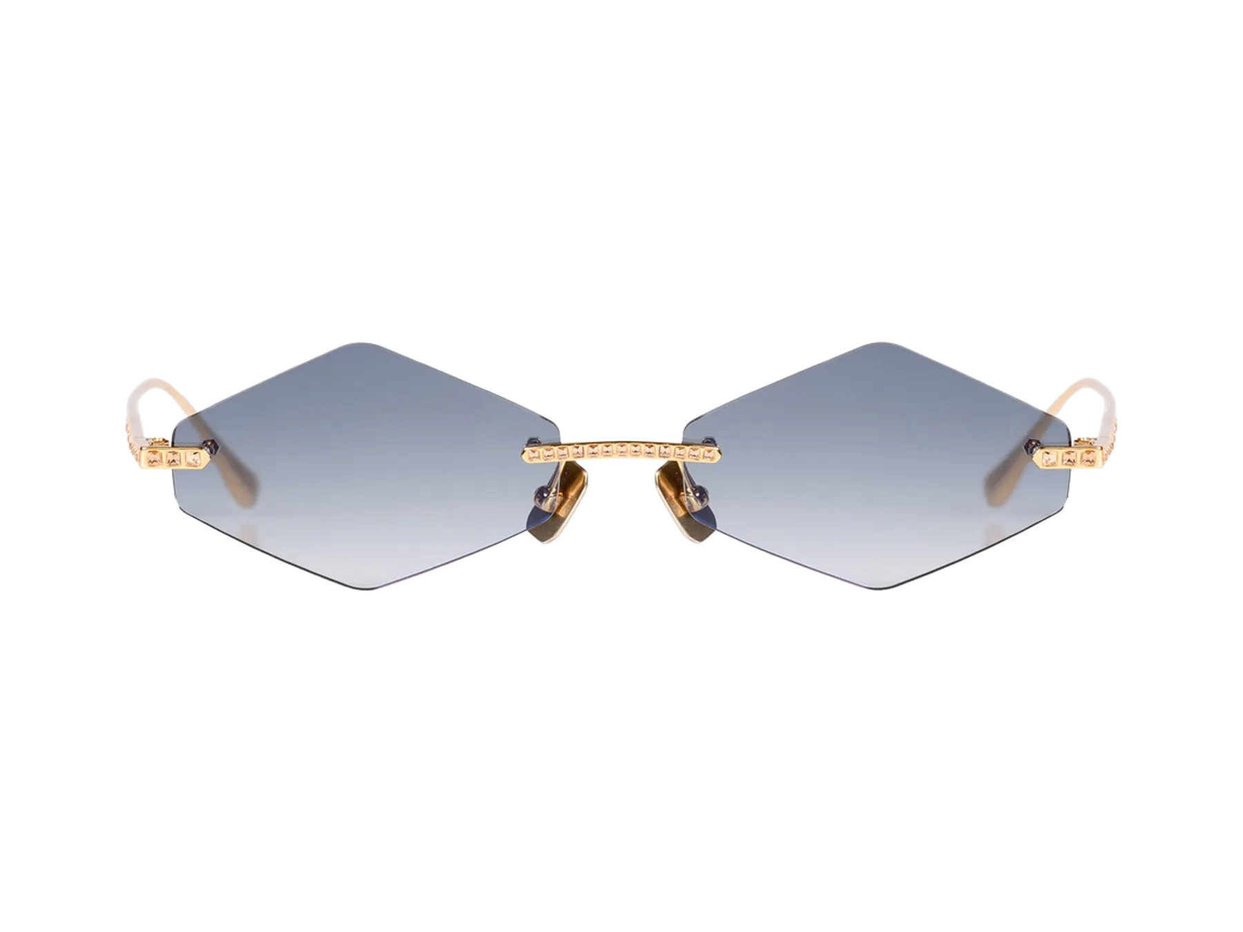 Anna-Karin Karlsson Crystal Nest Triangle sunčane naočare, boja Gold Grey, pogled spreda