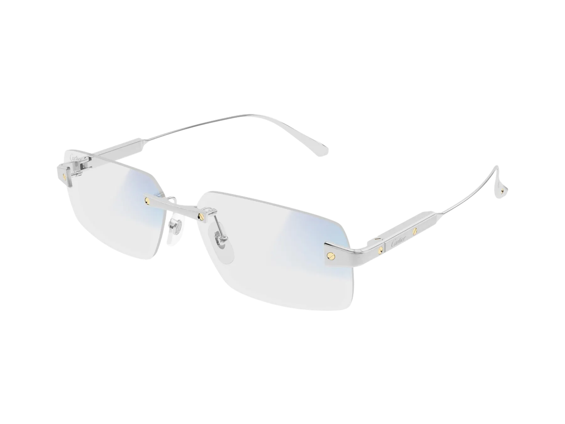 Cartier CT0655S sunčane naočare, boja Platinum, pogled iz ugla